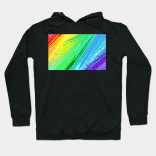 Background with Rainbow Paint Hoodie